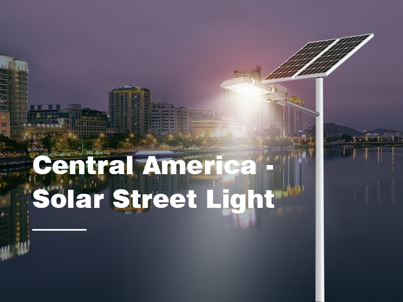 Amérika Tengah-Solar Street Lampu