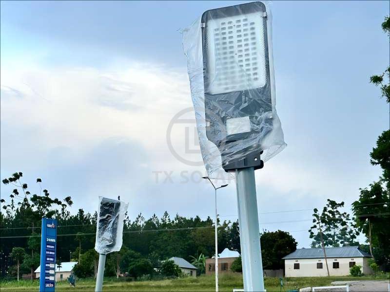 Imọlẹ ita oorun, Imọlẹ opopona LED, fitila opopona, Imọlẹ opopona ti oorun, Ọpa ina irin