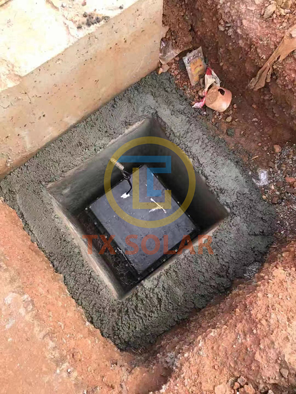 Uganda 8 metres 60 Watt Hnub Ci Txoj Kev Teeb (7)