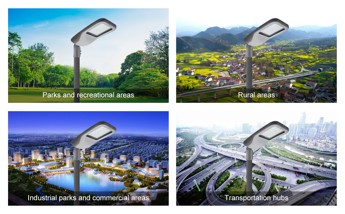 Application places of LED street lights