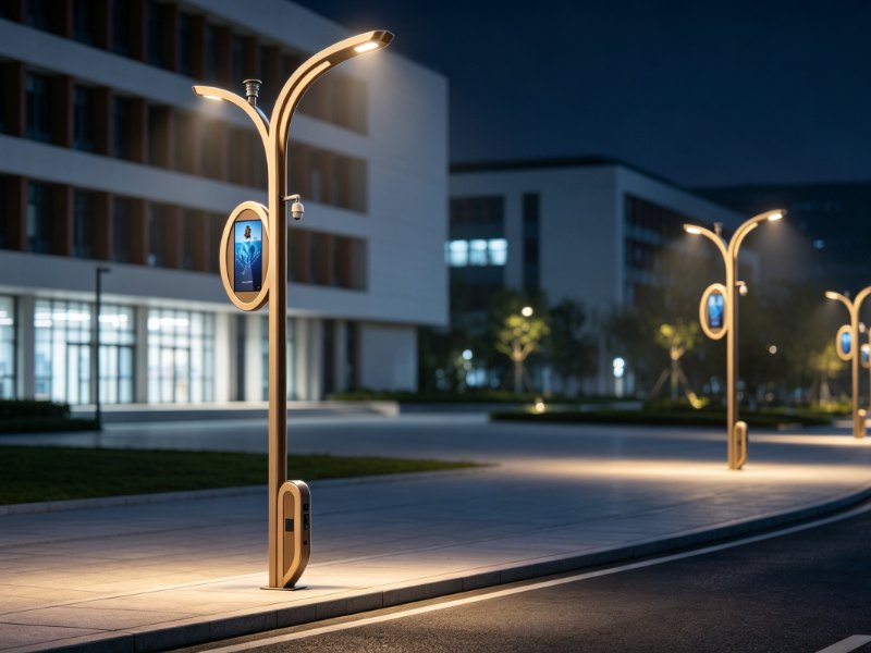 Intelligent street pole