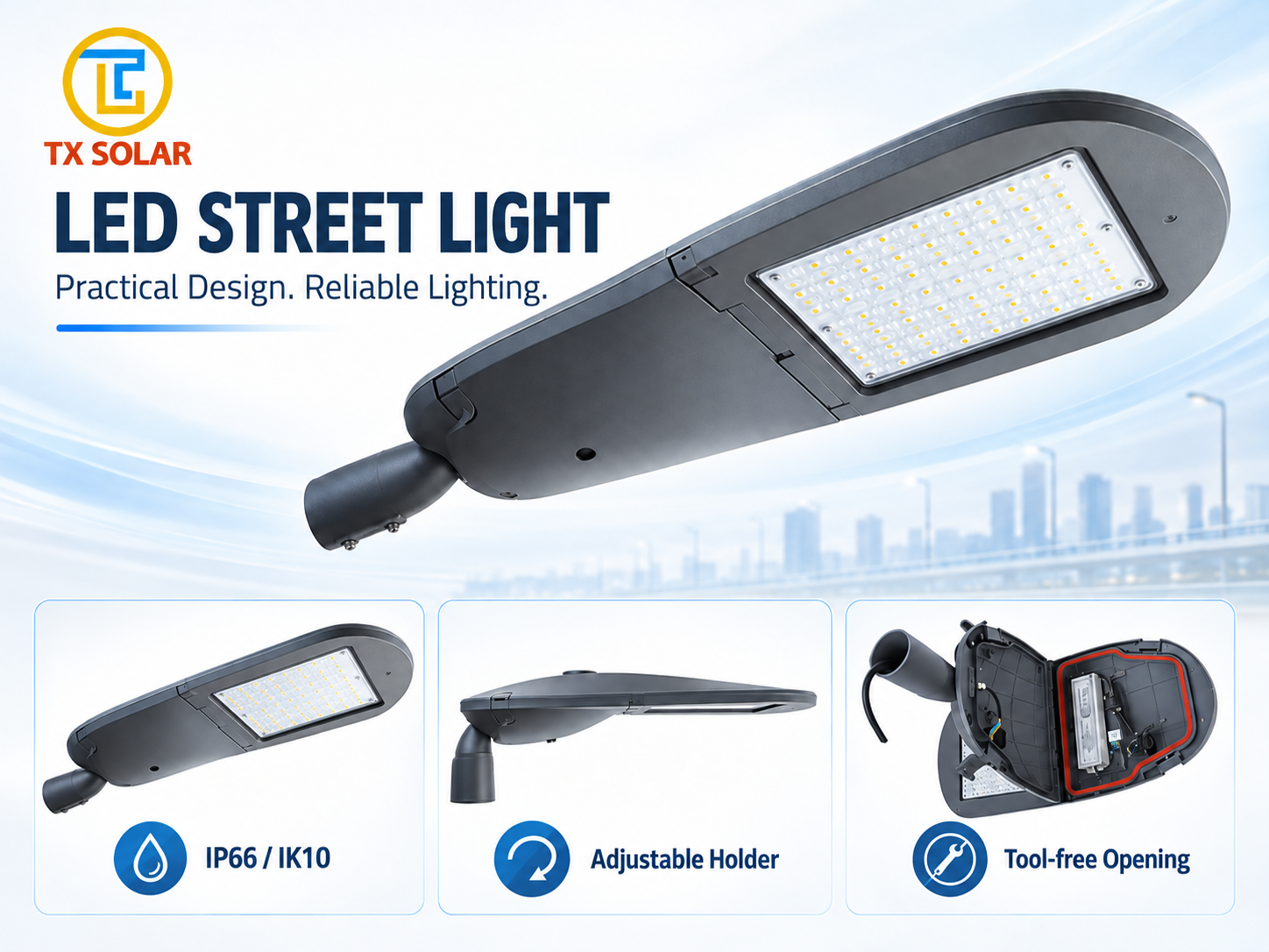 LED Street Light Fixtures
