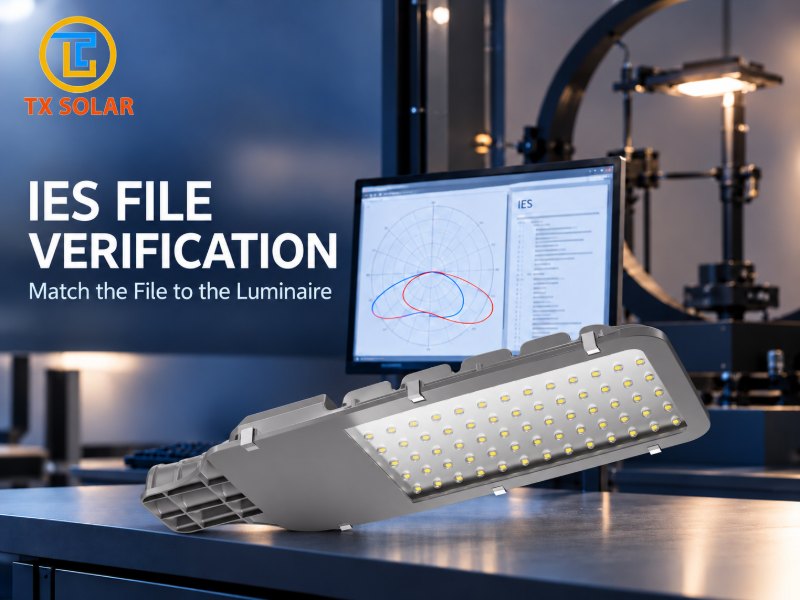 LED road light IES file