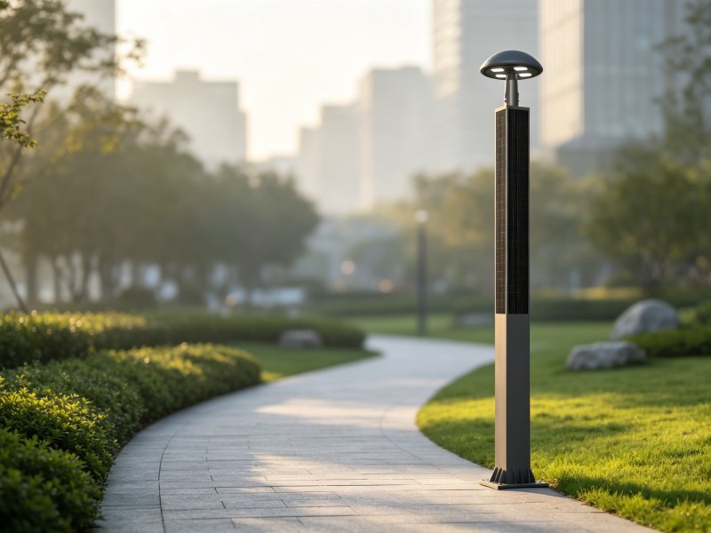 Solar garden lamps