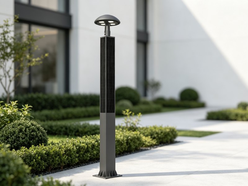 Solar powered garden lamps