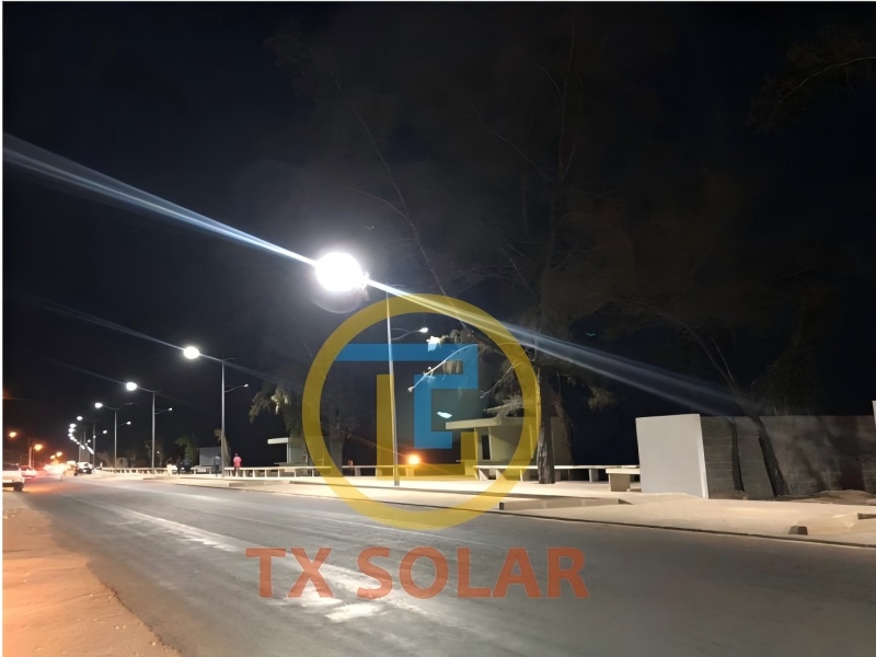 Solar street lighting
