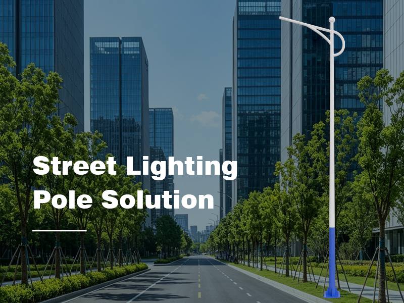 Street lighting pole solution design